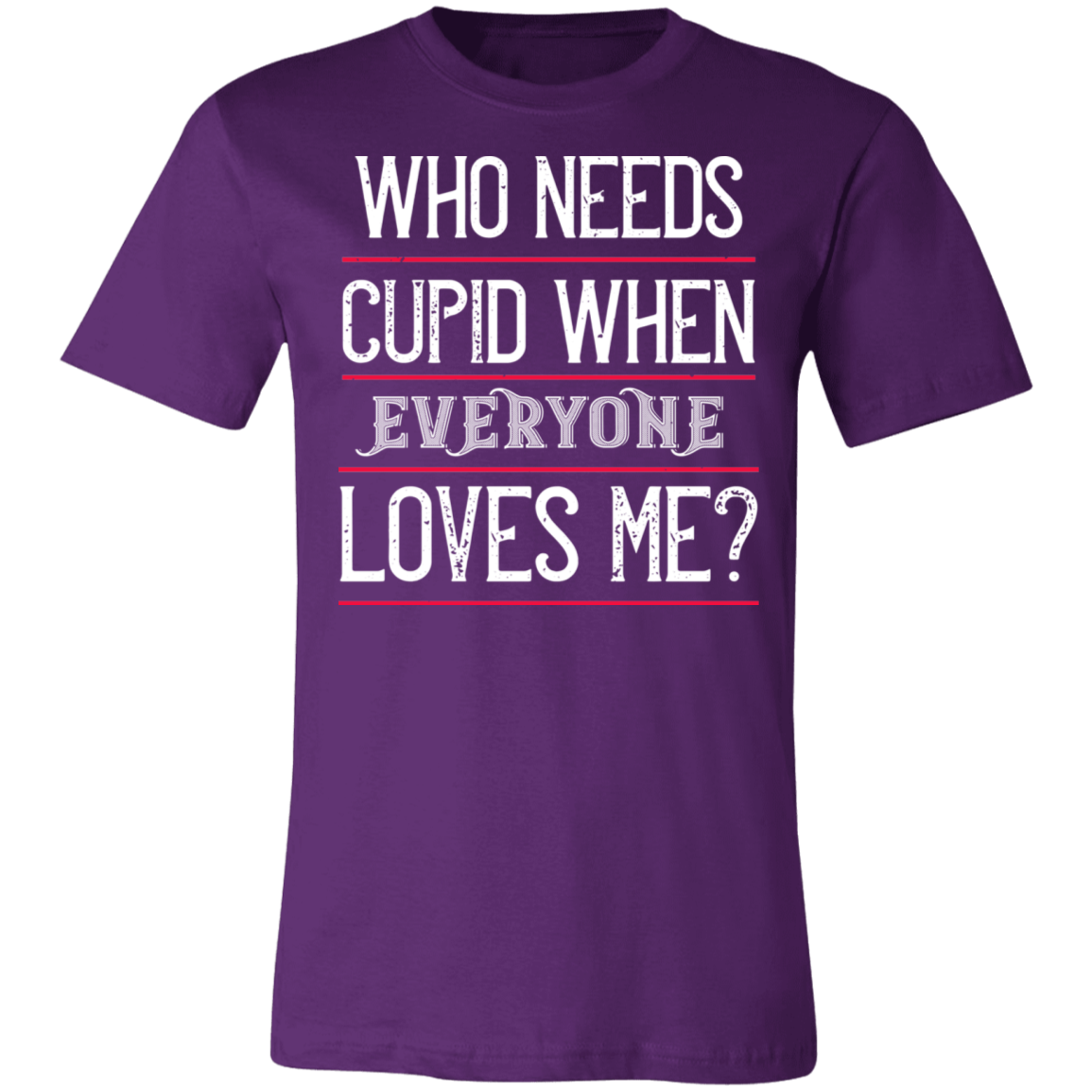 Valentine Design Unisex Jersey Short-Sleeve T-Shirt