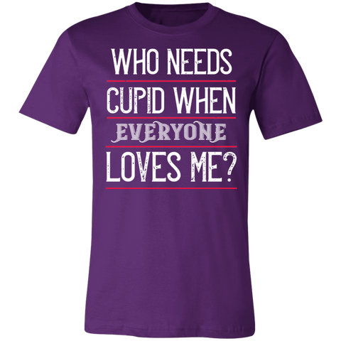 Image of Valentine Design Unisex Jersey Short-Sleeve T-Shirt