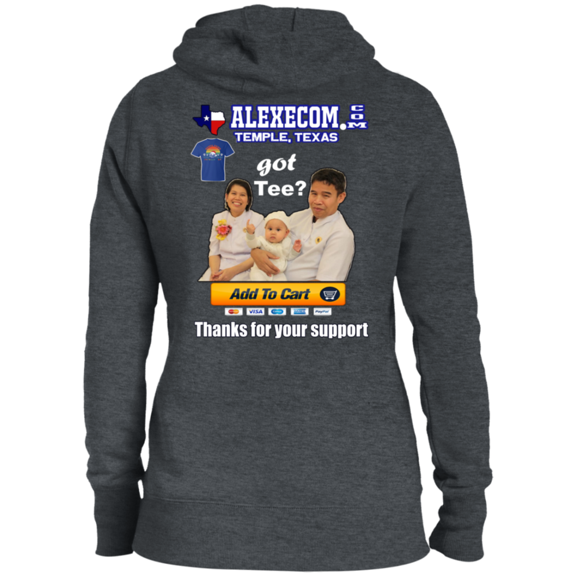 Alexecom Ad Ladies' Pullover Hooded Sweatshirt
