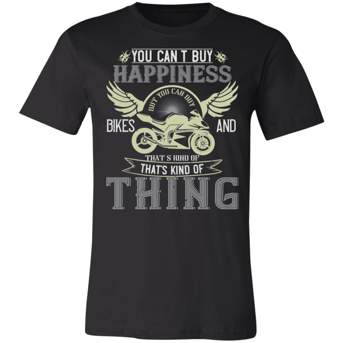 Motorcycle Designs Premium Unisex Jersey Short-Sleeve T-Shirt