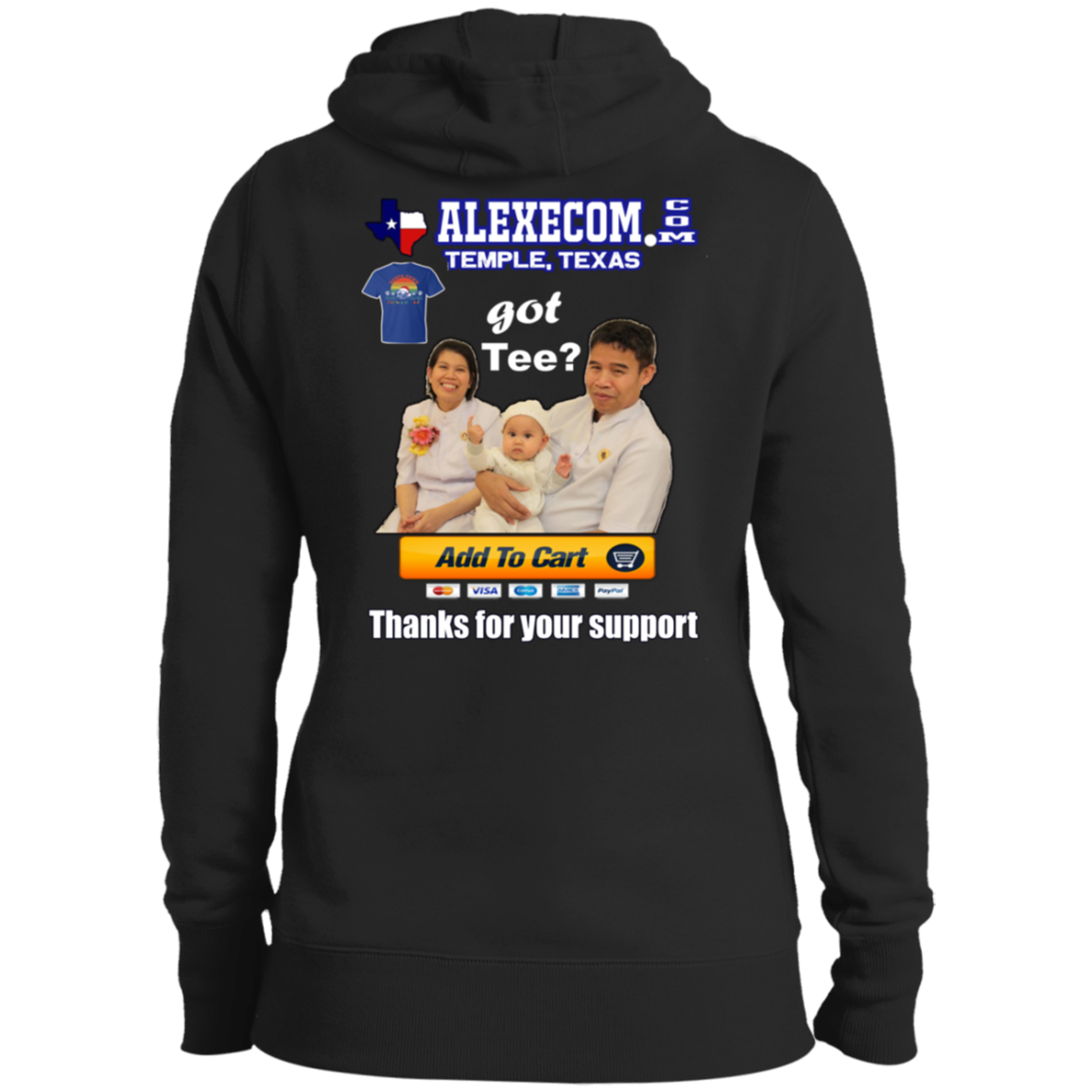 Alexecom Ad Ladies' Pullover Hooded Sweatshirt