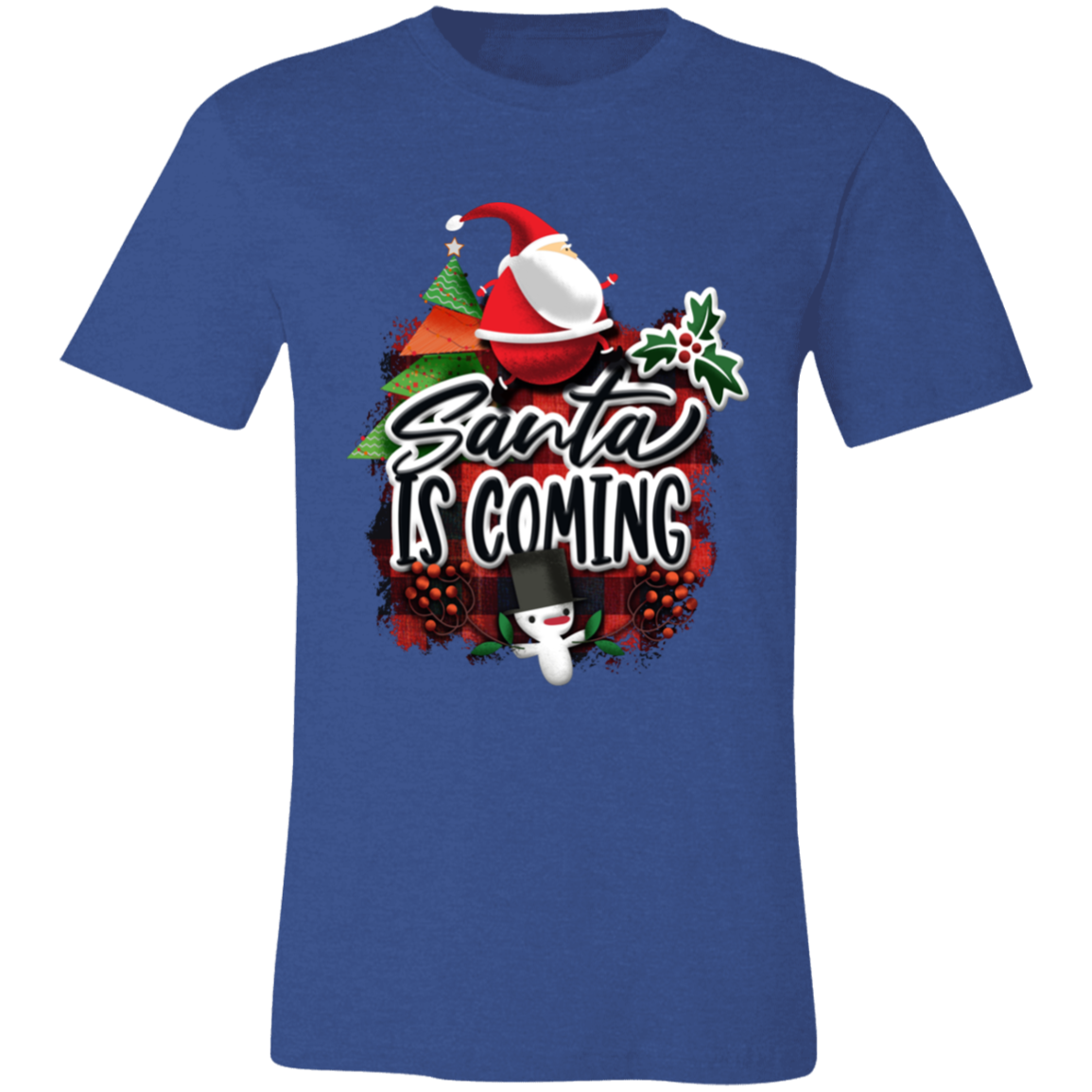 Santa is coming Unisex Jersey Short-Sleeve T-Shirt