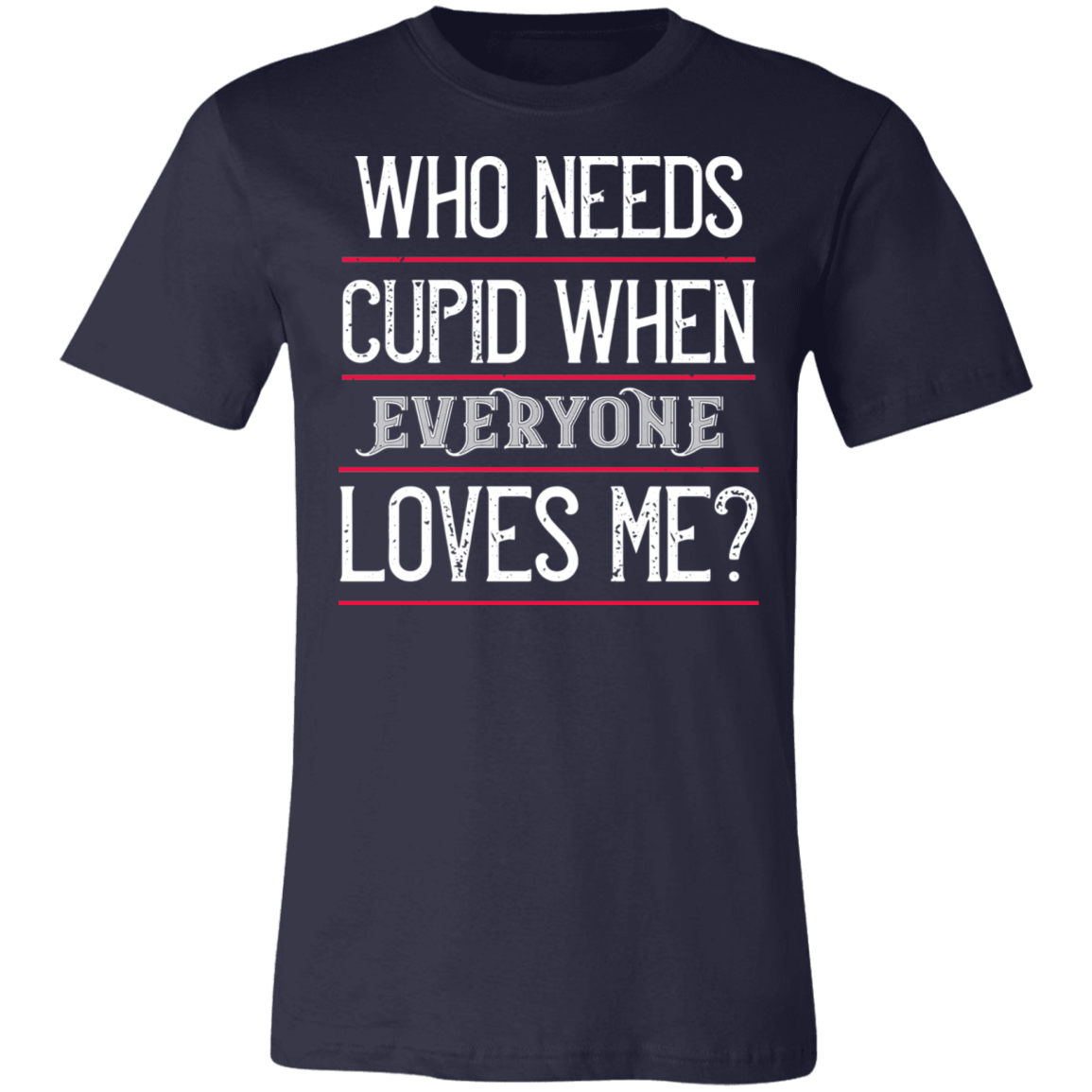 Valentine Design Unisex Jersey Short-Sleeve T-Shirt