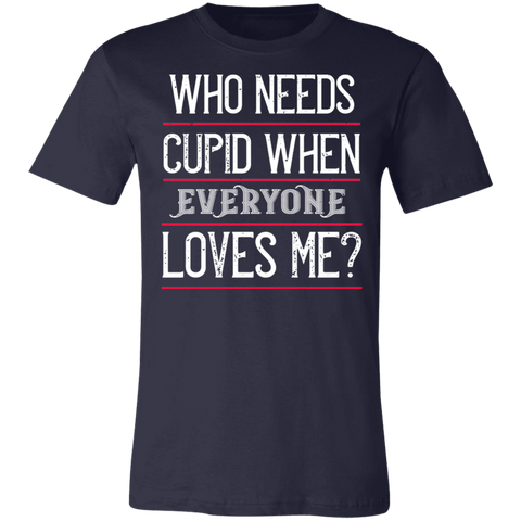 Image of Valentine Design Unisex Jersey Short-Sleeve T-Shirt