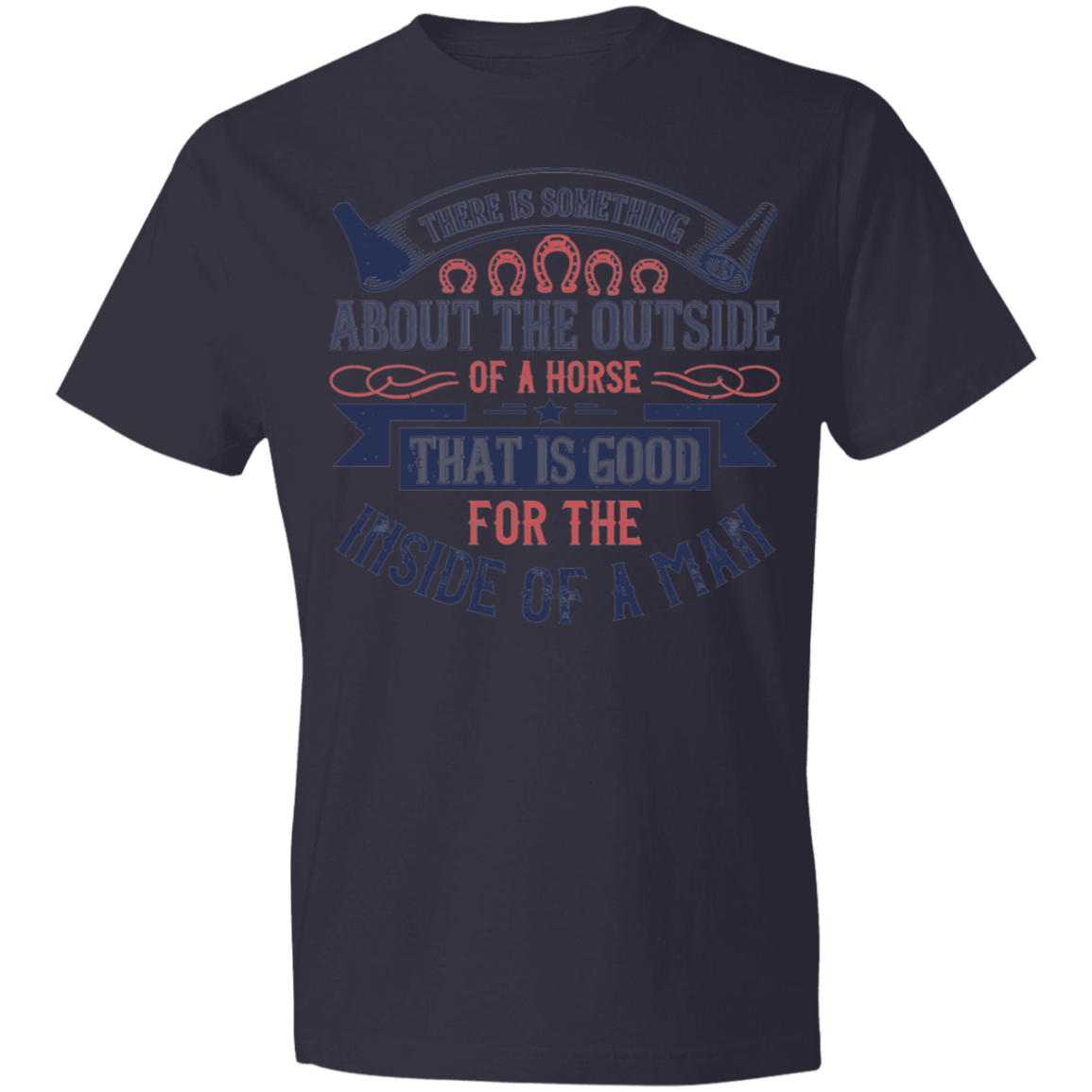 Horse Design Lightweight T-Shirt 4.5 oz