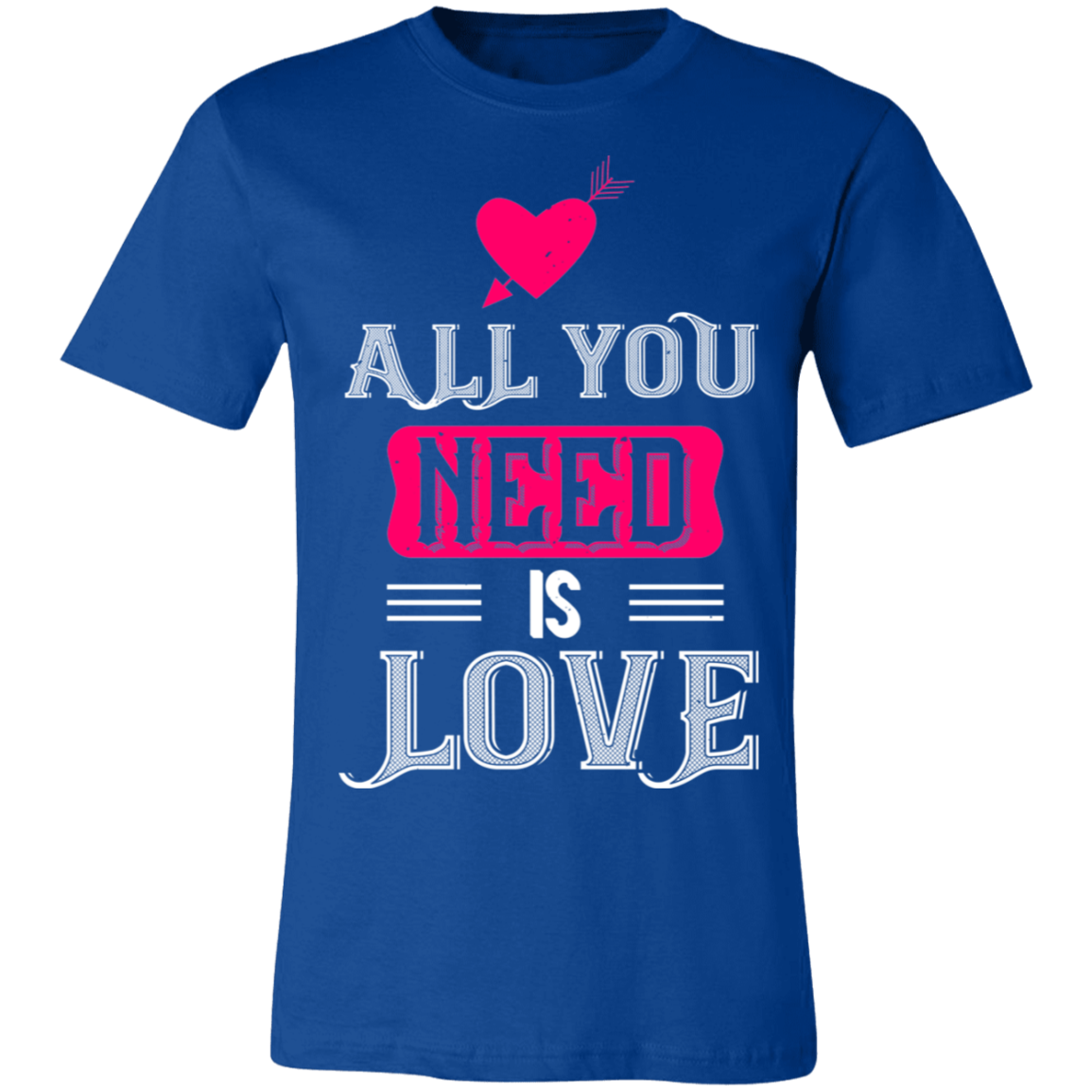 Valentine Design Unisex Jersey Short-Sleeve T-Shirt