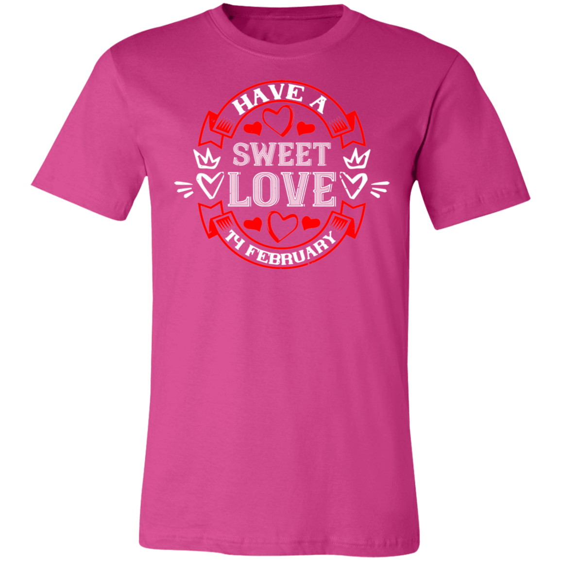 Valentine Design Unisex Jersey Short-Sleeve T-Shirt