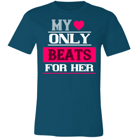 Image of Valentine Design Unisex Jersey Short-Sleeve T-Shirt