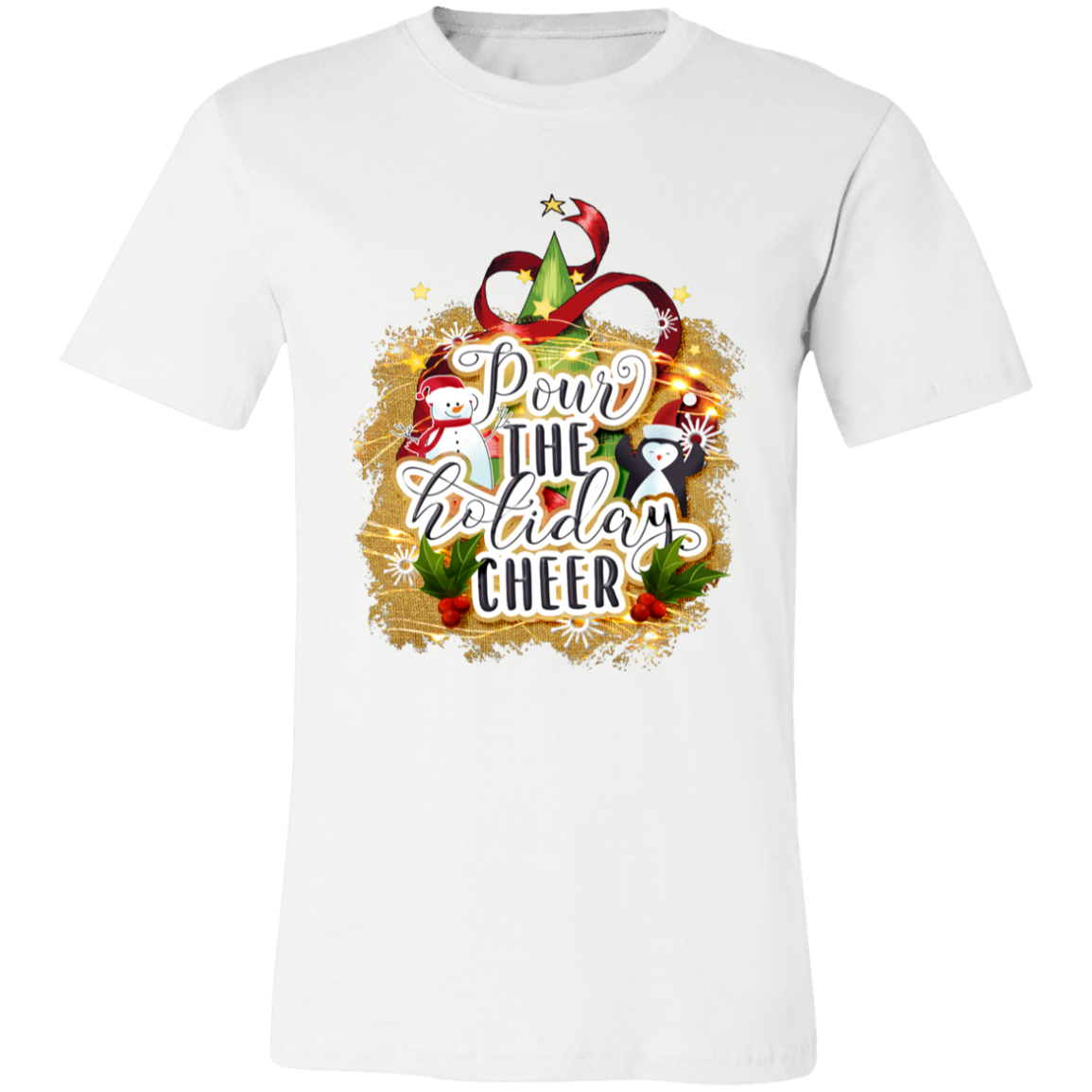 Pour The Holiday Cheer  Unisex Jersey Short-Sleeve T-Shirt