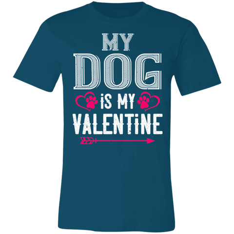 Image of Valentine Design Unisex Jersey Short-Sleeve T-Shirt