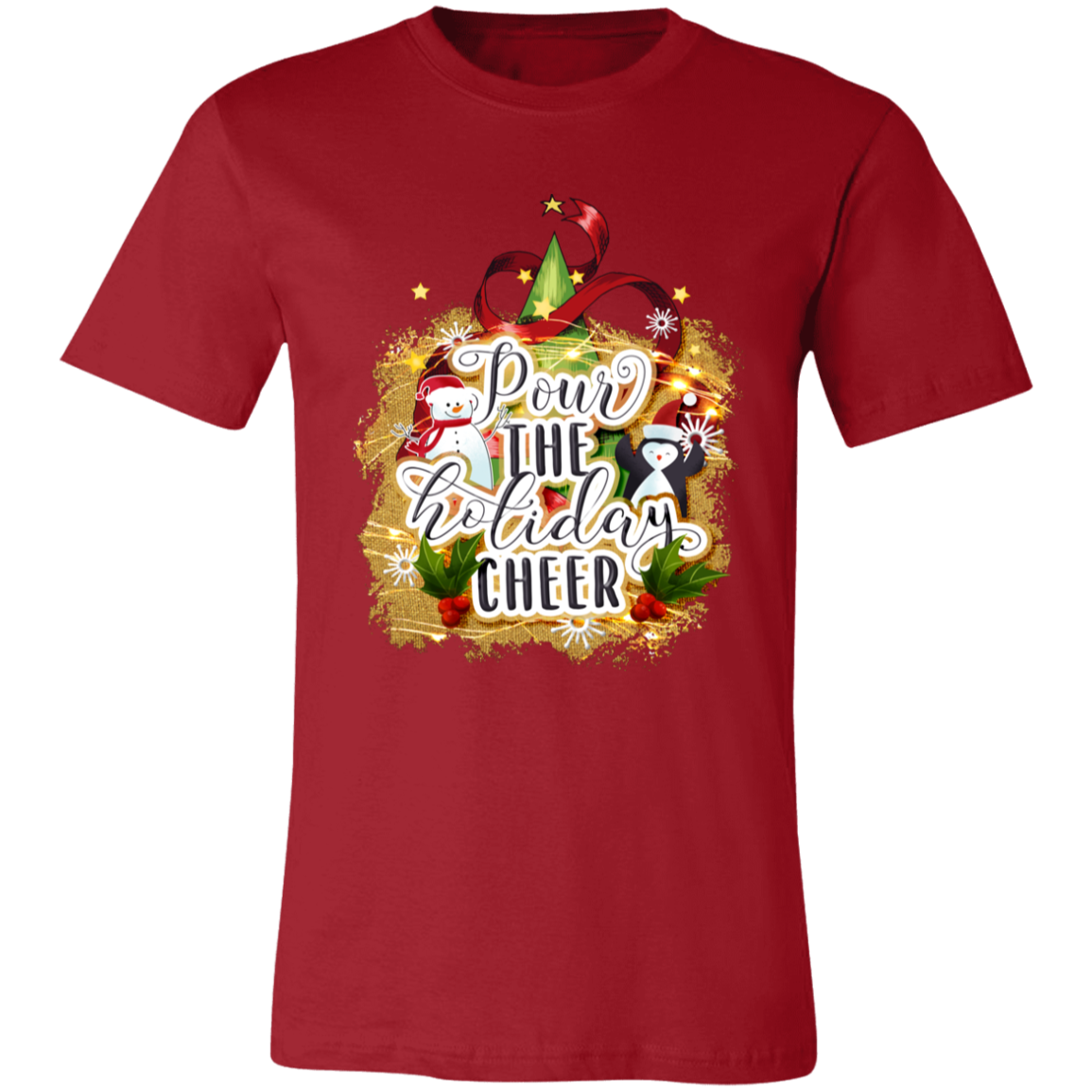 Pour The Holiday Cheer  Unisex Jersey Short-Sleeve T-Shirt