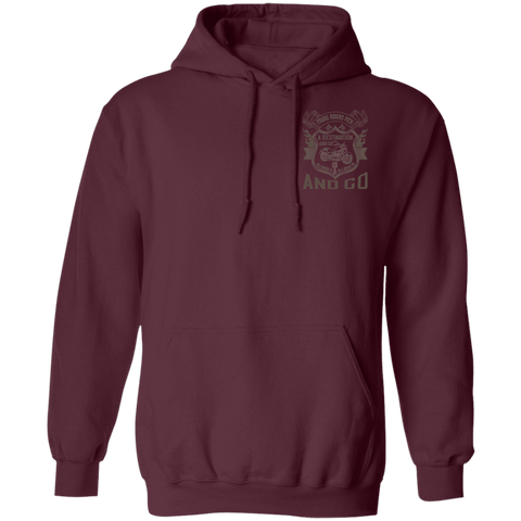 Image of Motorcycle Design Pullover Hoodie