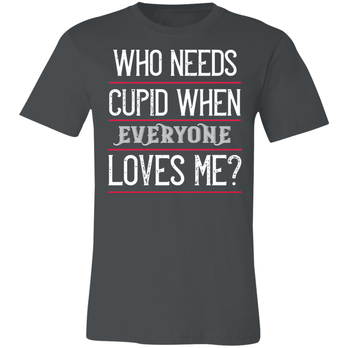 Valentine Design Unisex Jersey Short-Sleeve T-Shirt