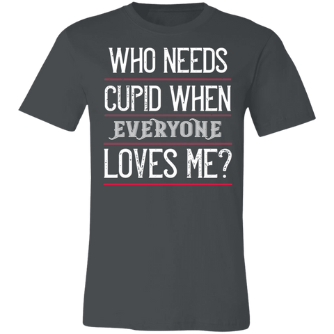 Image of Valentine Design Unisex Jersey Short-Sleeve T-Shirt