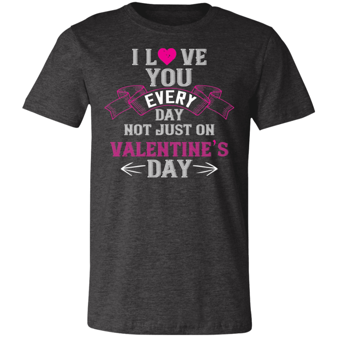 Valentine Design Unisex Jersey Short-Sleeve T-Shirt
