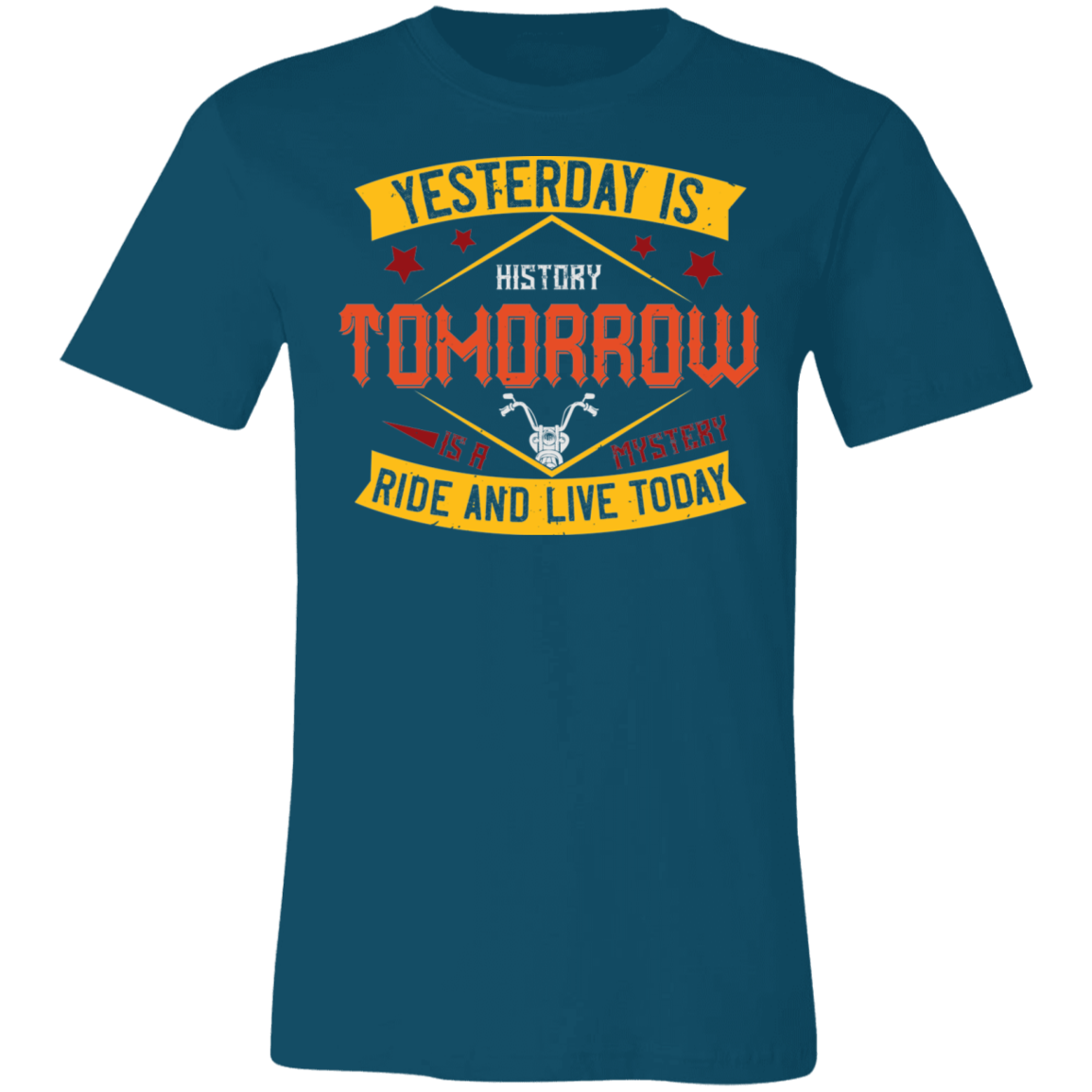 Motorcycle Designs Premium Unisex Jersey Short-Sleeve T-Shirt