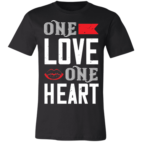 Image of Valentine Design Unisex Jersey Short-Sleeve T-Shirt