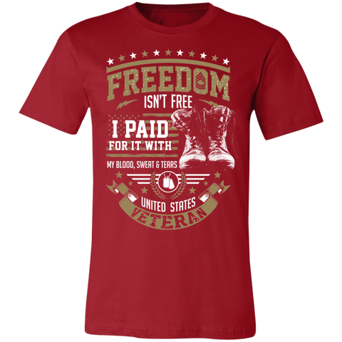 Image of Veteran Design Premium  Unisex Jersey Short-Sleeve T-Shirt