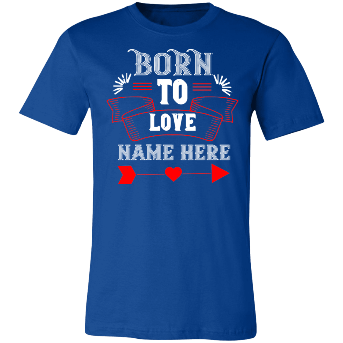 Valentine Design Unisex Jersey Short-Sleeve T-Shirt