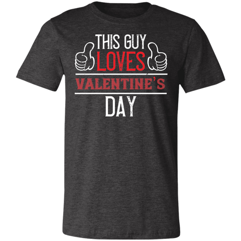 Image of Valentine Design Unisex Jersey Short-Sleeve T-Shirt