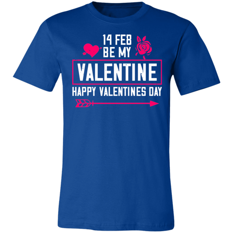 Image of Valentine Design Unisex Jersey Short-Sleeve T-Shirt