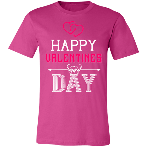 Image of Valentine Design Unisex Jersey Short-Sleeve T-Shirt