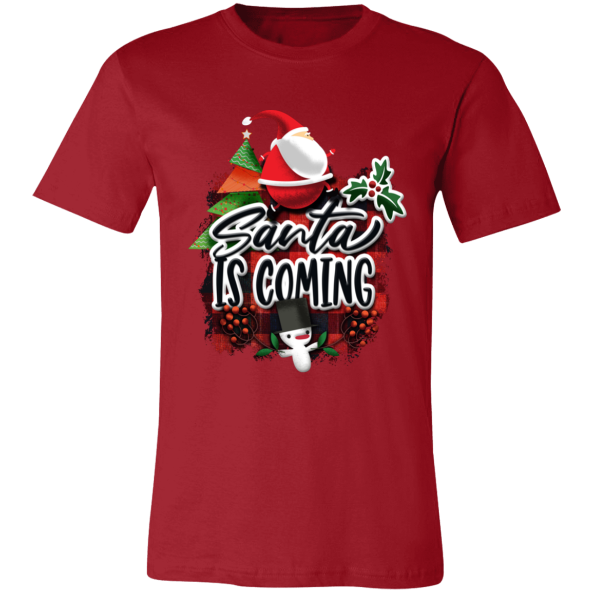 Santa is coming Unisex Jersey Short-Sleeve T-Shirt