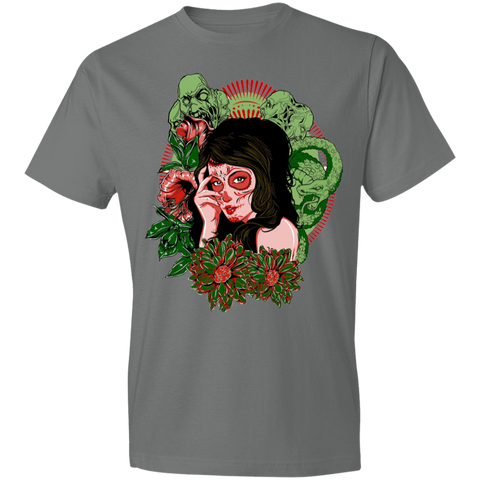 Image of Scary Lady Design Lightweight T-Shirt