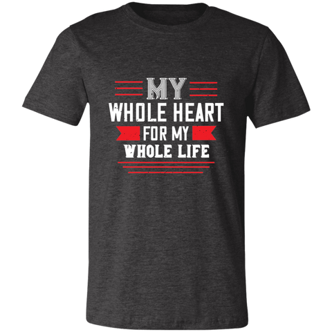 Image of Valentine Design Unisex Jersey Short-Sleeve T-Shirt