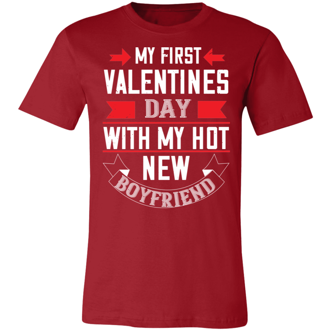 Valentine Design Unisex Jersey Short-Sleeve T-Shirt