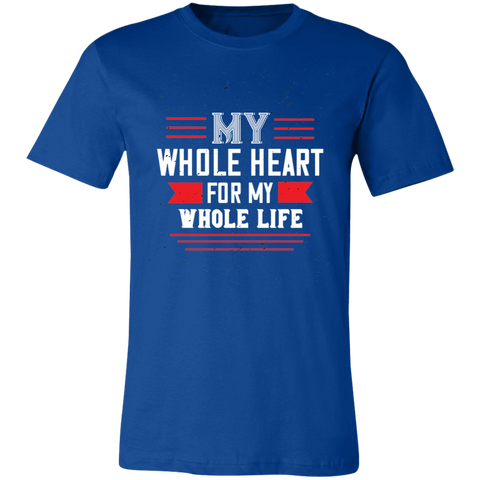 Image of Valentine Design Unisex Jersey Short-Sleeve T-Shirt