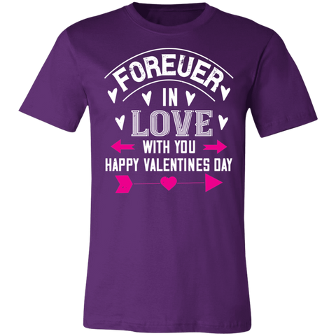 Image of Valentine Design Unisex Jersey Short-Sleeve T-Shirt