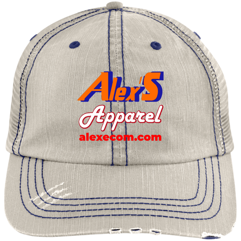 Image of Alexe's Distressed Unstructured Trucker Cap