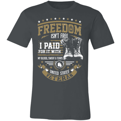 Image of Veteran Design Premium  Unisex Jersey Short-Sleeve T-Shirt