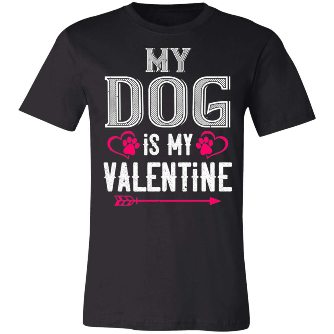 Valentine Design Unisex Jersey Short-Sleeve T-Shirt