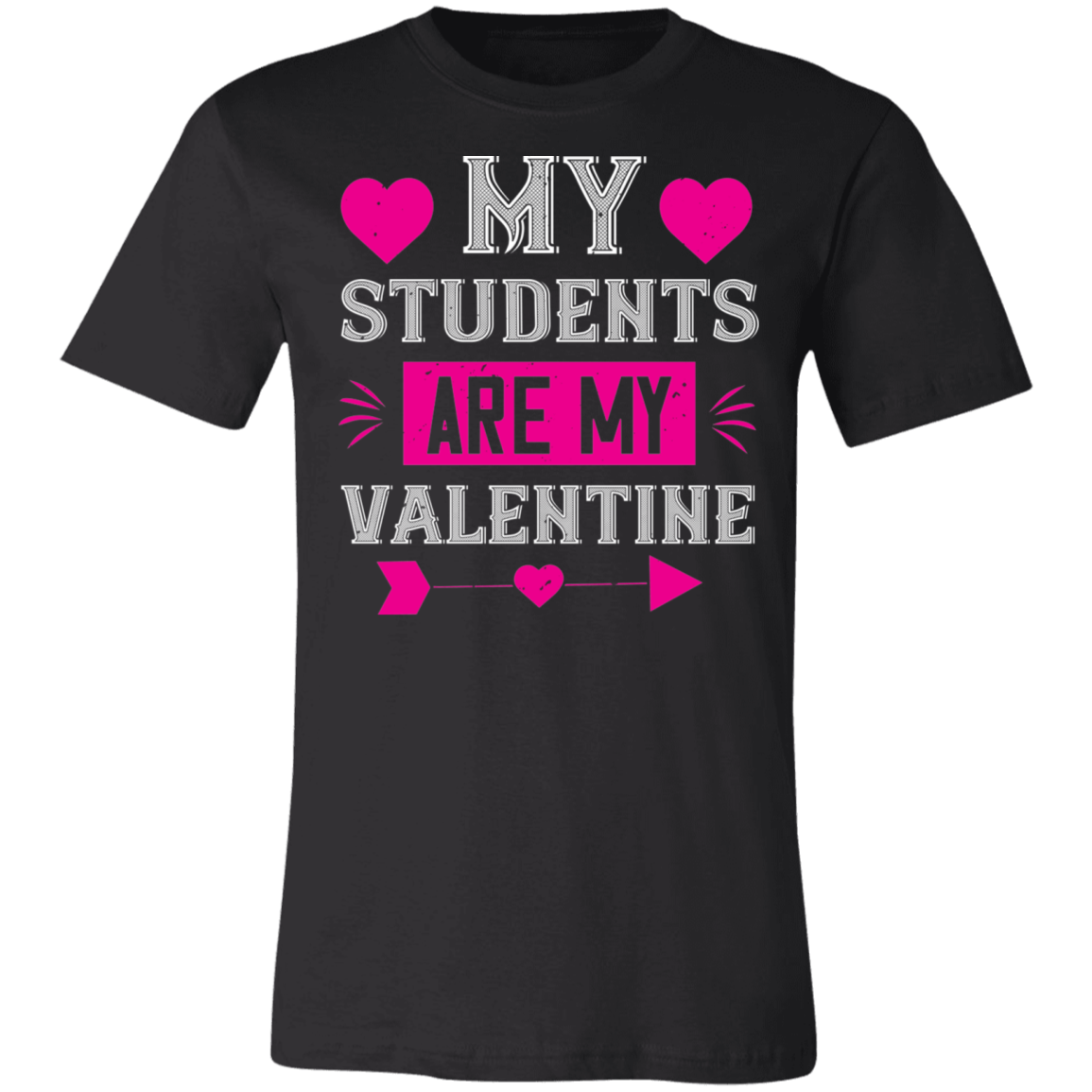 Valentine Design Unisex Jersey Short-Sleeve T-Shirt