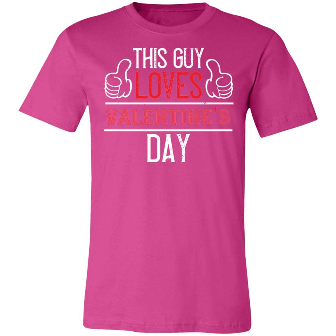 Valentine Design Unisex Jersey Short-Sleeve T-Shirt