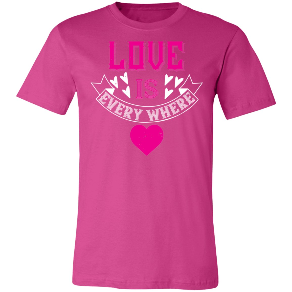 Valentine Design Unisex Jersey Short-Sleeve T-Shirt