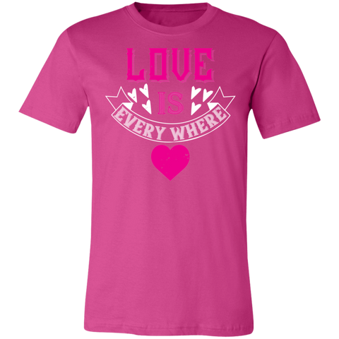 Image of Valentine Design Unisex Jersey Short-Sleeve T-Shirt