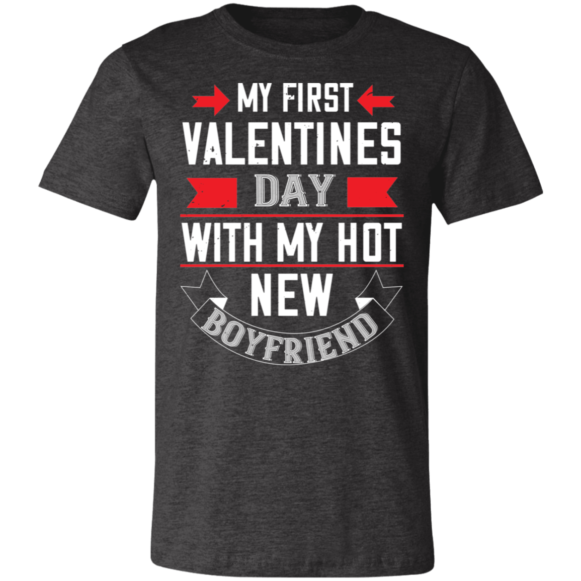 Valentine Design Unisex Jersey Short-Sleeve T-Shirt