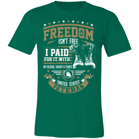 Image of Veteran Design Premium  Unisex Jersey Short-Sleeve T-Shirt