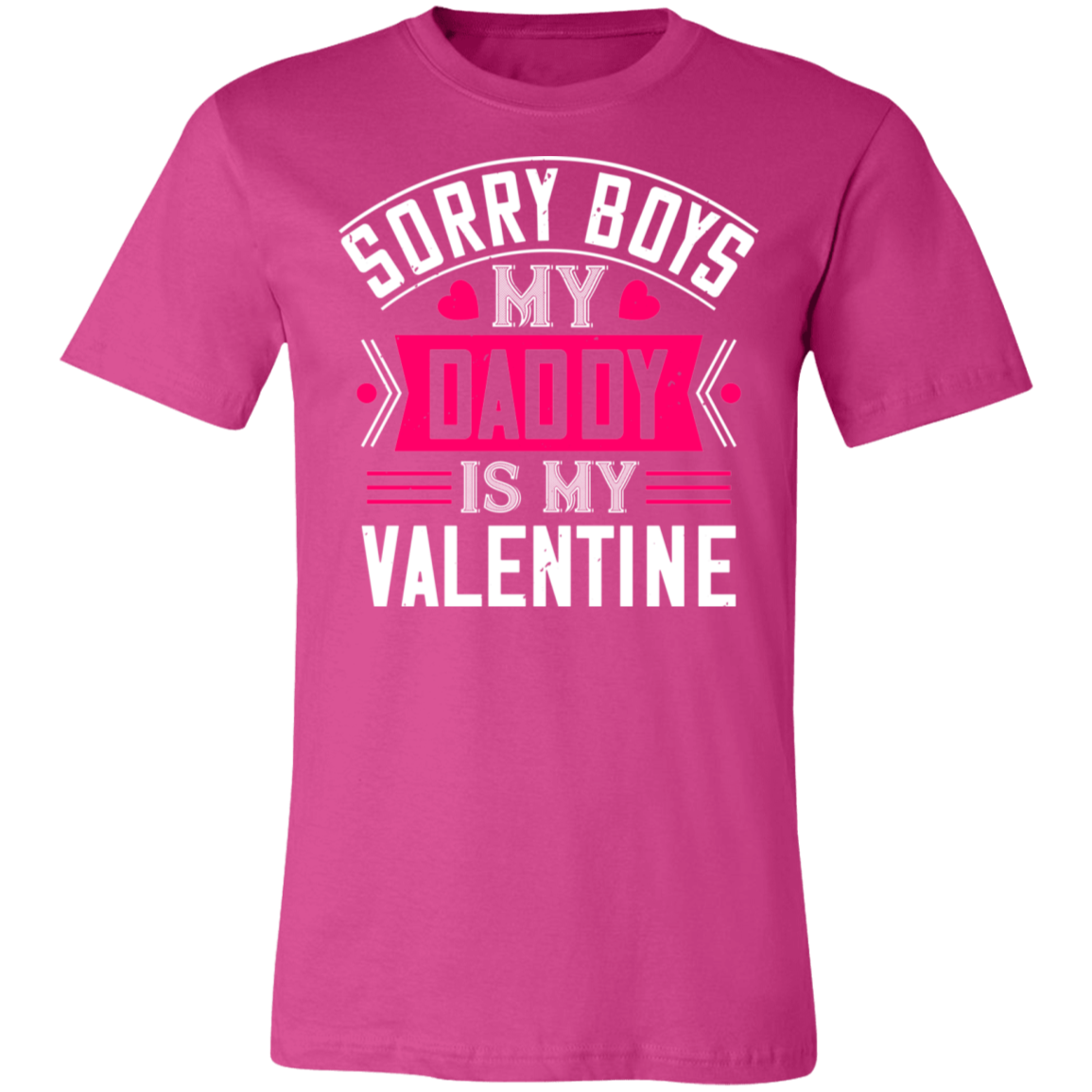 Valentine Design Unisex Jersey Short-Sleeve T-Shirt
