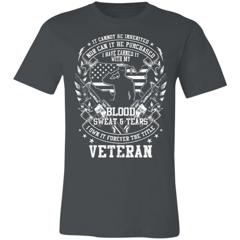 Image of Veteran Design Premium  Unisex Jersey Short-Sleeve T-Shirt