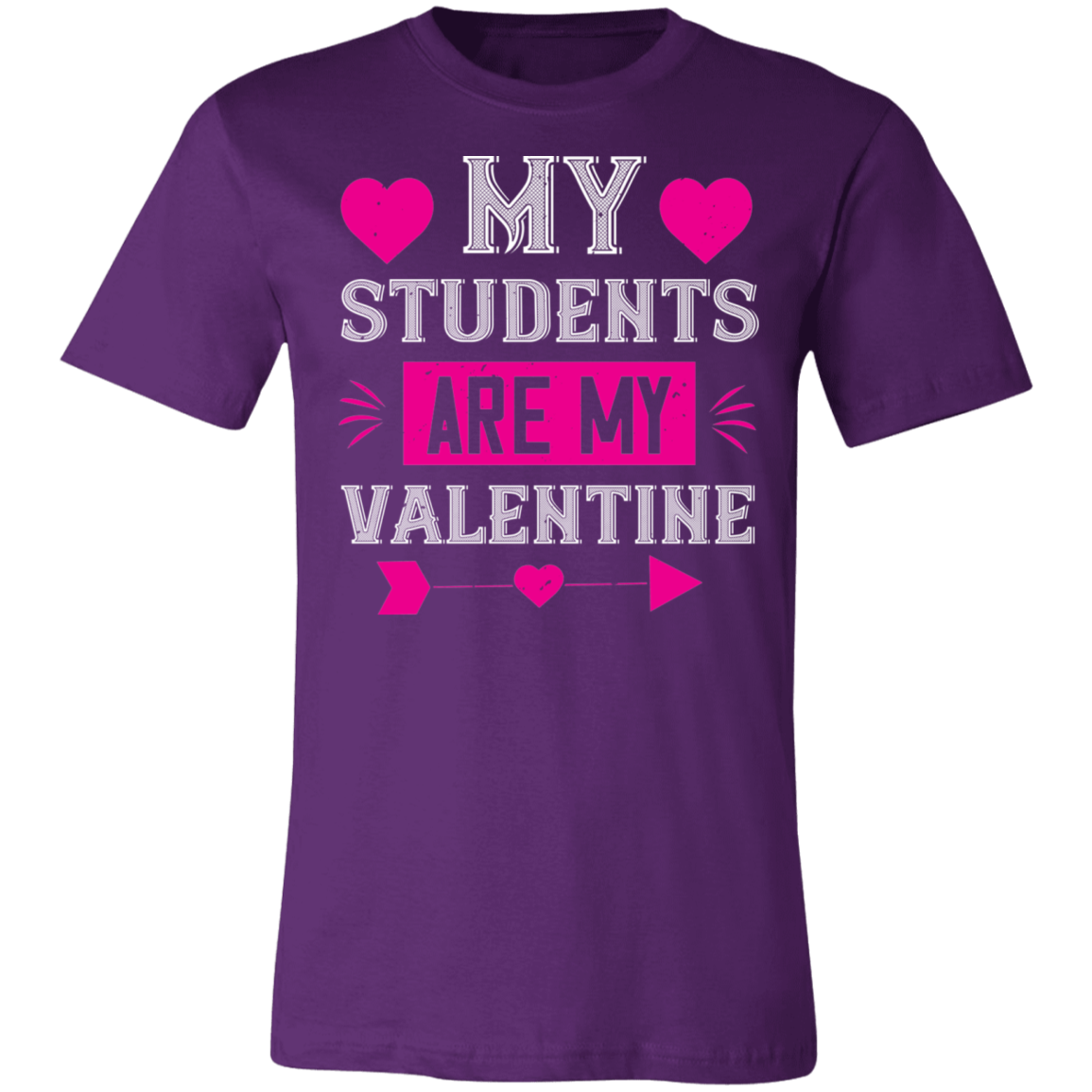 Valentine Design Unisex Jersey Short-Sleeve T-Shirt