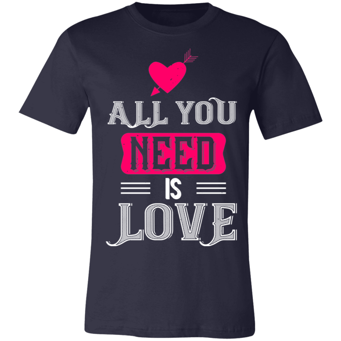 Valentine Design Unisex Jersey Short-Sleeve T-Shirt