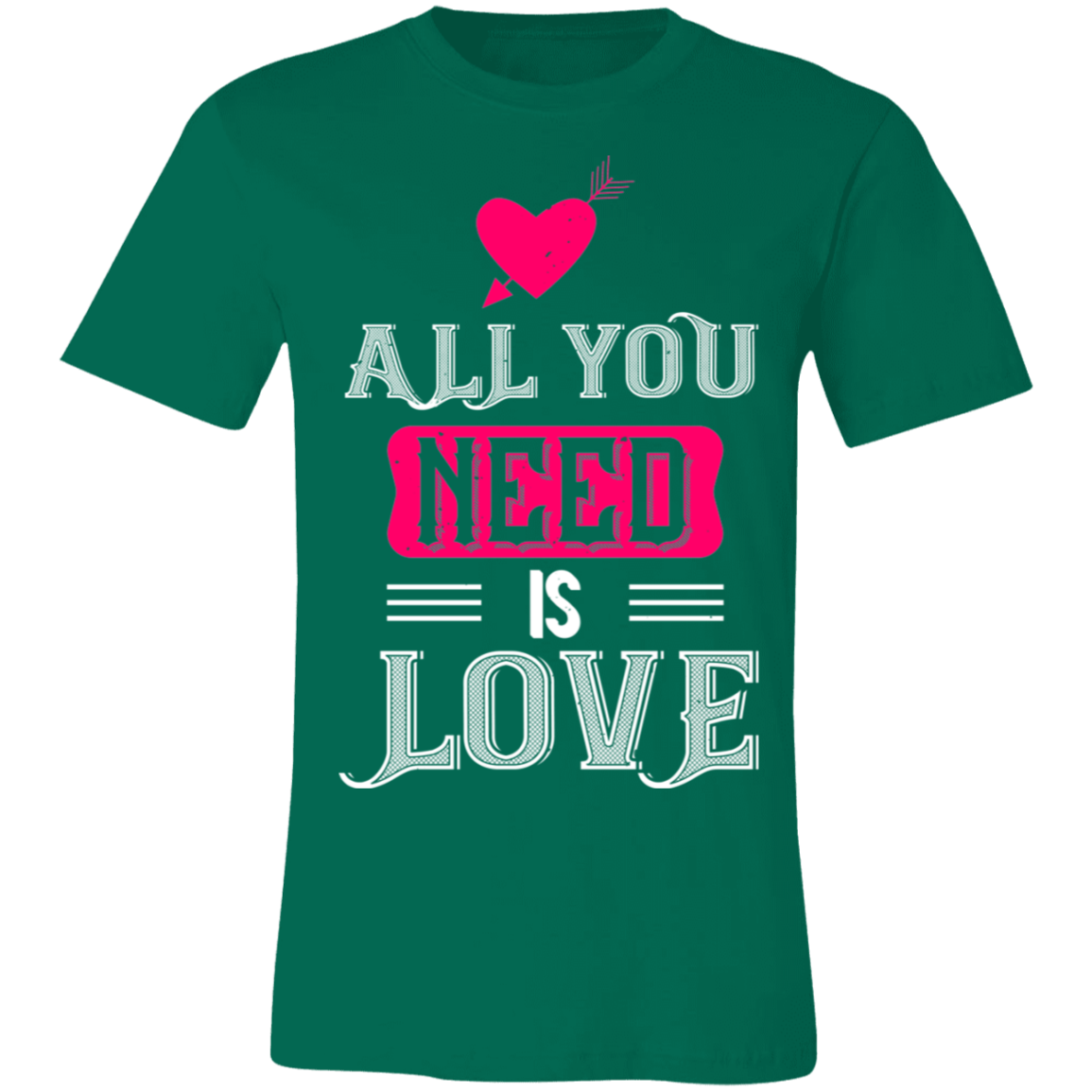 Valentine Design Unisex Jersey Short-Sleeve T-Shirt