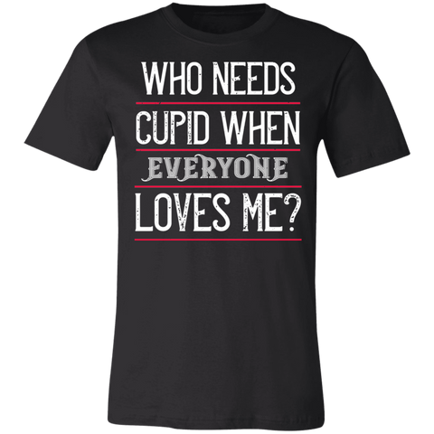 Image of Valentine Design Unisex Jersey Short-Sleeve T-Shirt