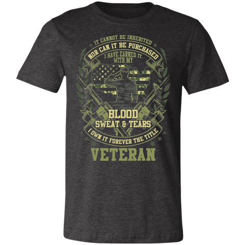 Image of Veteran Design Premium  Unisex Jersey Short-Sleeve T-Shirt