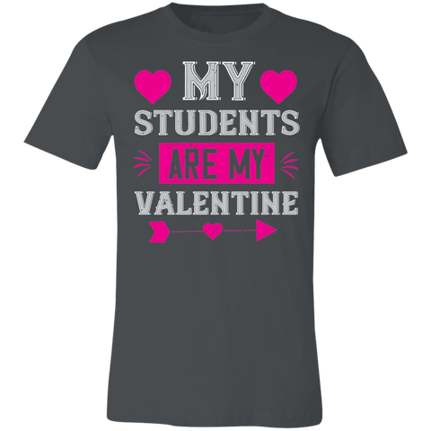 Image of Valentine Design Unisex Jersey Short-Sleeve T-Shirt