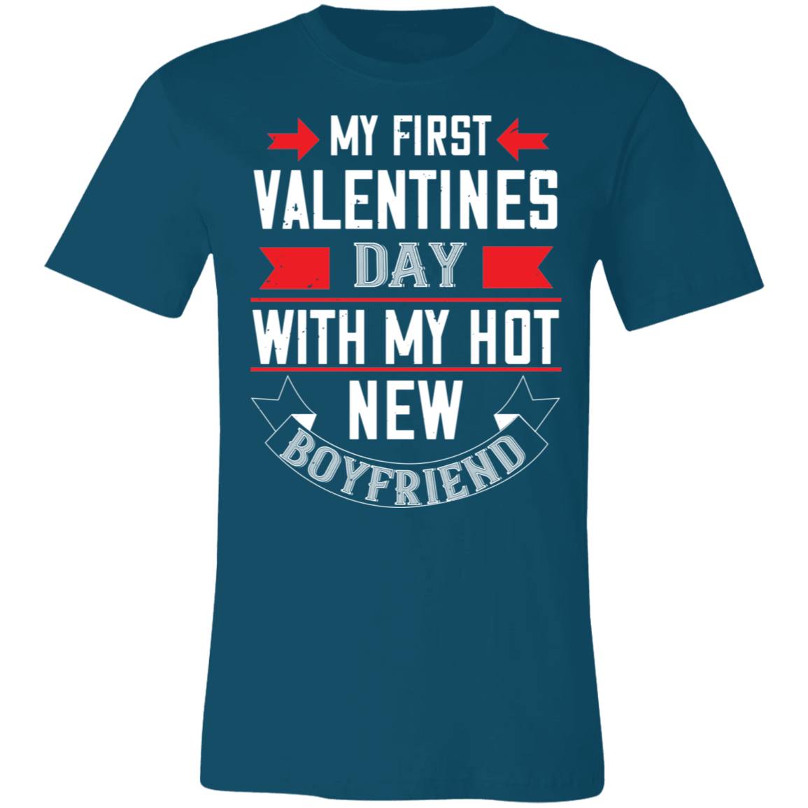 Valentine Design Unisex Jersey Short-Sleeve T-Shirt